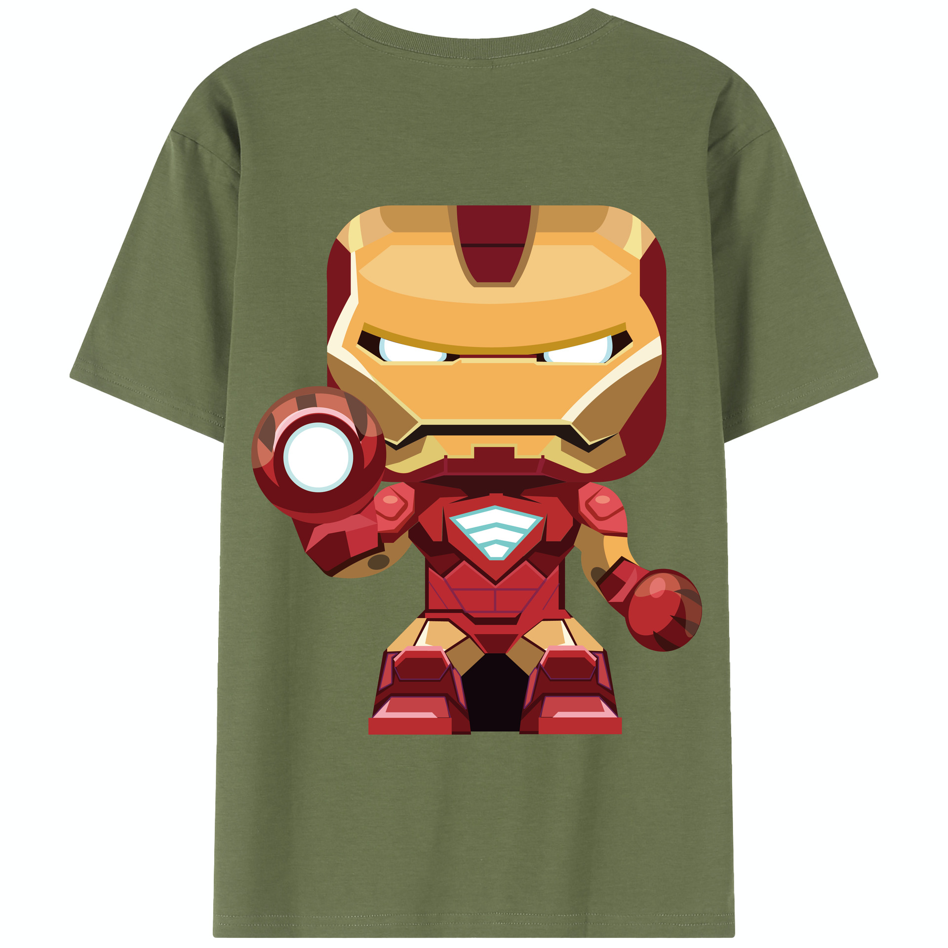 （画像用） アベンジャーズ The Avengers 綿100％半袖Tシャツ（背面プリント）